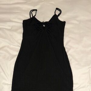 H&M Black Midi Dress